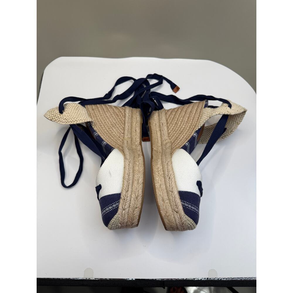 Coach espadrilles wedge heels, Balance model, Sz 8 1/2" Ankle Wrap Sandals - Picture 5 of 10